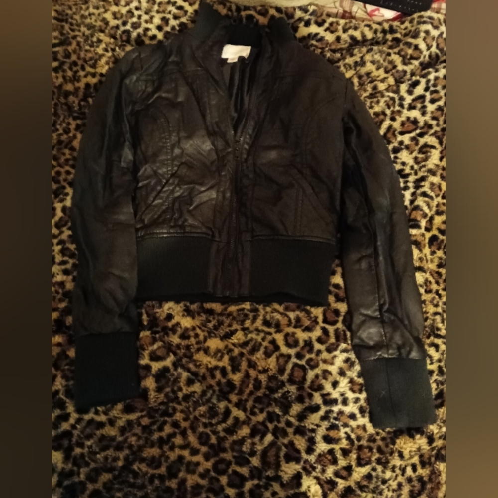 Women's Black Leather Jacket